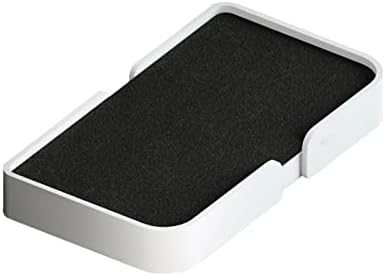 Държач за сапун WYNDEL препарат за съдове, който може да се използва на стенни работни маси, заедно с дренажна гъба. Подходящ за баня и кухня. (15,1 * 8,5 cm)