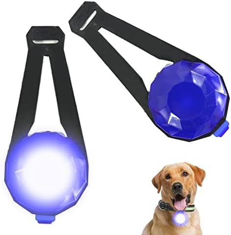 Led нашийник-чар, Нашийник за кучета за нощни разходки, нощна светлина за кучета, Защитен лампа за домашни любимци на открито, 3 режима на осветление, водоустойчиви IPX8