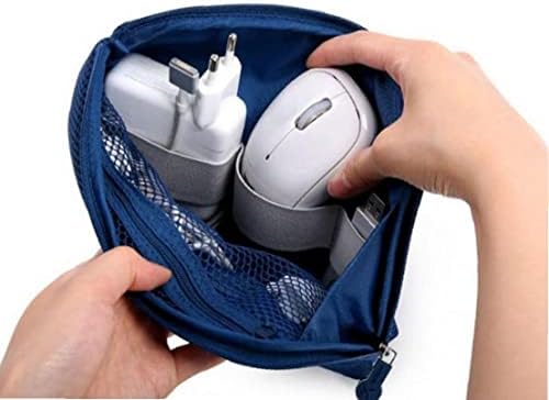 Мини Цифров USB Чанта За Съхранение устойчив на удари Калъф За Слушалки с Цип Пътна Преносима Чанта за Носене,