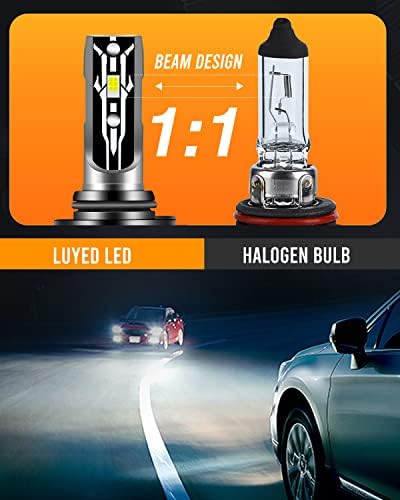 LUYED 9006/HB4 led светлини за предните Фарове Серия Е2 37 8000 W Лумена в комплект, супер Ярки led Светлини, комплект за ремонт
