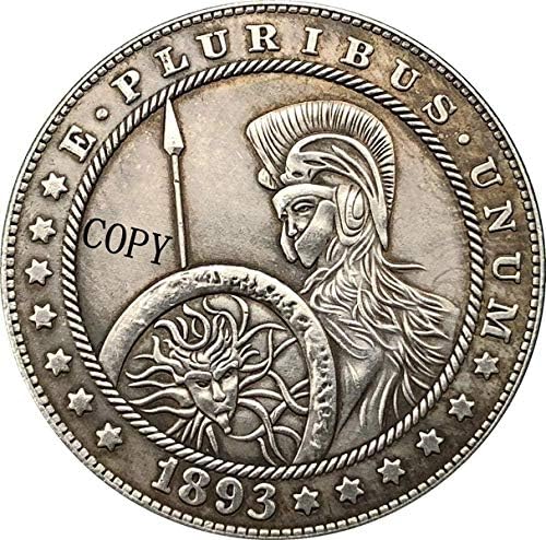 Монета Challenge Hobo Никел 1893-Те години САЩ Morgan Dollar Монета Копие от Тип 183 Копие Подарък за Него Колекция от монети