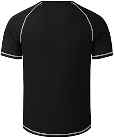 Мъжка тениска за плуване Big and Tall Със Защита От Слънцето UPF 50+ Обрив, Gard, Бързосъхнеща Тениска