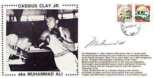 Реколта корица на Първия ден с автограф на Мохамед Али PSA/DNA H47577 - Boxing Cut Signatures