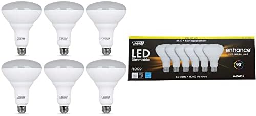 Електрически led лампи Feit BR40, С регулируема яркост, еквивалент на 65 W, срок на служба 10 години, 850 Лумена,