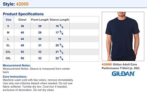 Мъжка тениска Gildan от полиестер, впитывающая влагата