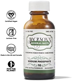 Клетъчната сол Jackson's №10 NAT phos 6X (бутилка с 500 гранули) – Сертифициран вегетариански Натрум фосфорикум