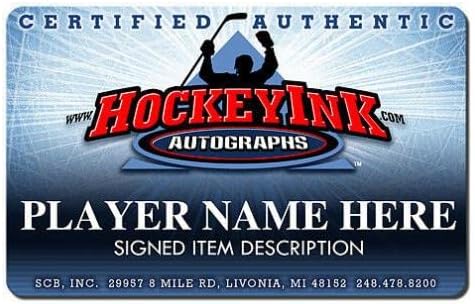 ЖАК LEMAIRE Подписа снимка Монреал Канадиенс 8 x 10 - 70643 - Снимки на НХЛ с автограф