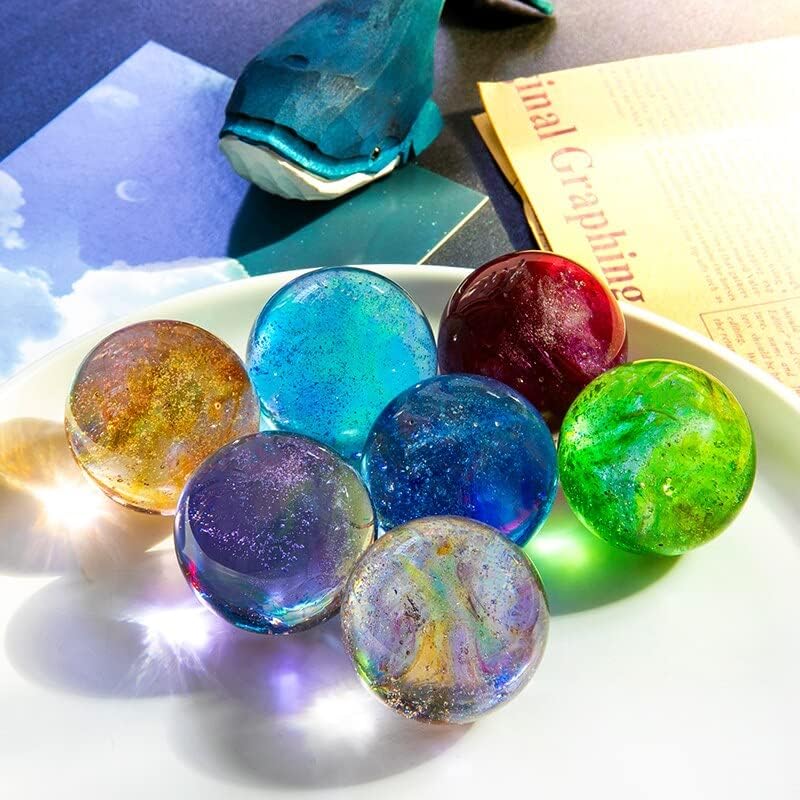 ERIMEI Цветни сладки Мини Кристална Топка Азиатски Рядък Естествен Магически Топка Лечебна Сфера на Кристални