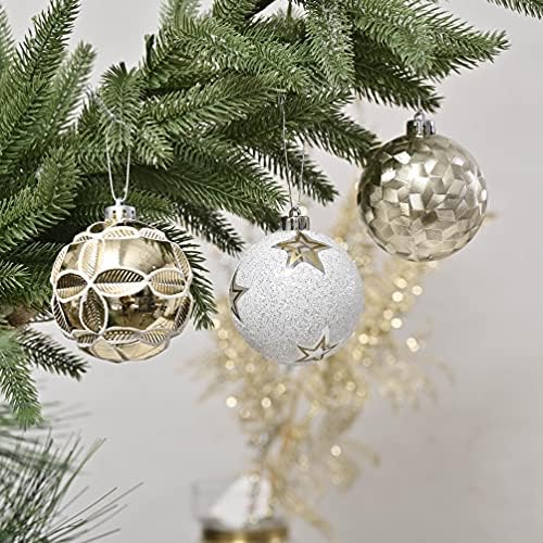 Комплект коледни бижута от бяло злато Severin Madelyn (3 предмет) на 16-каратные Украса за Коледните топки + 48-инчов