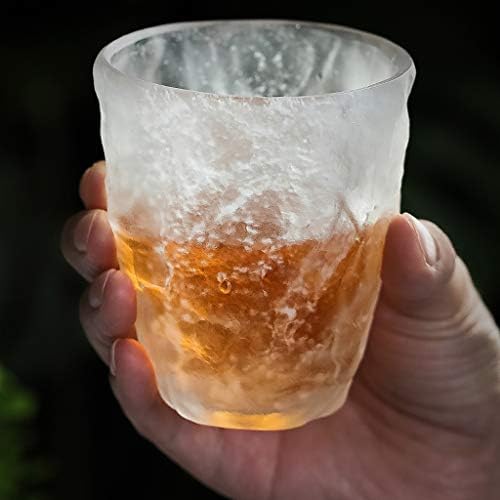 Чаша за пиене 7,4 унции (около 220 мл) Начало на чаша за уиски, чаша за вино, ретро чаша за уиски, идеален подарък за любителите на бърбън и скоч уиски, чаши за вода / напит