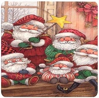 Марка Wayran Съкровище Игри Партньор Подложки за Мишки Happy Santa Custom Най-трудните за Семейството