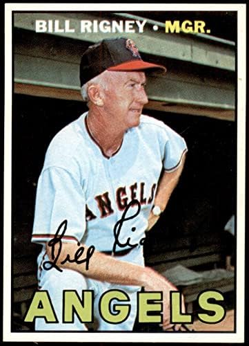 1967 Topps 494 Бил Ригни Лос Анджелис Энджелз (Бейзболна картичка) Ню Йорк /MT Angels