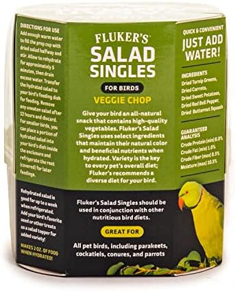 Салата Fluker's включва напълно реален вегетарианска птица смес - просто добавете вода, във всяка опаковка по 2 унции