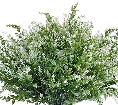 Orindnely10 Лъчи от Изкуствени цветя, Лавандула - Устойчиви на UV Пластмасови Храсти за вътрешен/Външен Подвесного