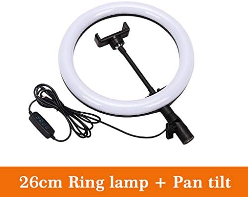 Пръстен Ringlight Light Live 10,2 led за грим с диаметър 7 см с поставка, статив, камера за селфи и фотоаксессуарами