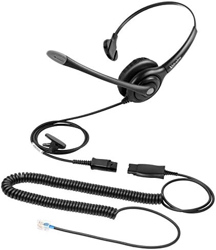 Слушалки VoiceJoy Single Ear с Шумопотискане Ultra и Кабел за Avaya IP 1608, 1616, 9601, 9608, 9611, 9611Г, 9620, 9621, 9630,