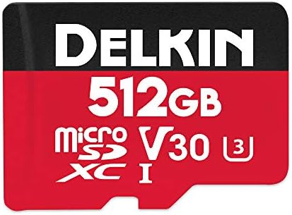 Delkin Devices 512GB Изберете картата с памет microSDXC UHS-I (V30) (DDMSDR500512)