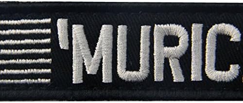 Нашивка с Флага на САЩ Murica, Бродирани Тактическа Апликация, Емблемата на Армейского Морал, Кука и Контур