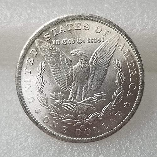 Вызовная Монети Старинни Занаяти Американски 1820 25C Месинг Посеребренный Стар Сребърен Долар Сребърен Кръг