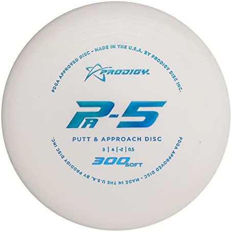 Prodigy Disc 300 Soft PA-5 | Лека дискова стика за голф | Отличен за завъртане | 170-177 г | Гъвкава и мека пластмаса