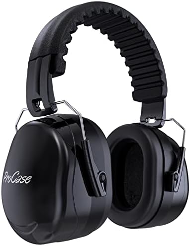 Защитни слушалките с Шумопотискане ProCase, Антифони за защита на слуха 32 db, Защитни слушалки с Регулируема лента за глава