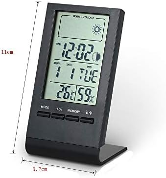 UXZDX CUJUX Мини Цифров Измерител на Температура и Влажност на въздуха Термометър, Влагомер за помещения Монитор