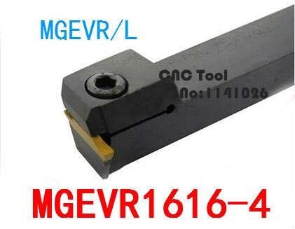 FINCOS MGEVR1616-4/ MGEVL1616-4 Стругове фрези инструменти 16 * 16 *100 мм Ширина 4,0 Външен притежателя на струг инструмент