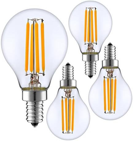 Led глобусная лампа с нажежаема жичка GleekLighting мощност 4 W G16.5 E12 с регулируема яркост (подмяна на лампи с нажежаема