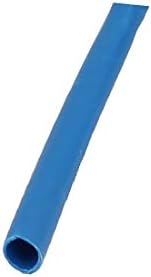 X-DREE Дължина 2 м, вътрешен диаметър 1 мм, polyolefin изолация, свиване на тръба, Амбалажна хартия Син цвят