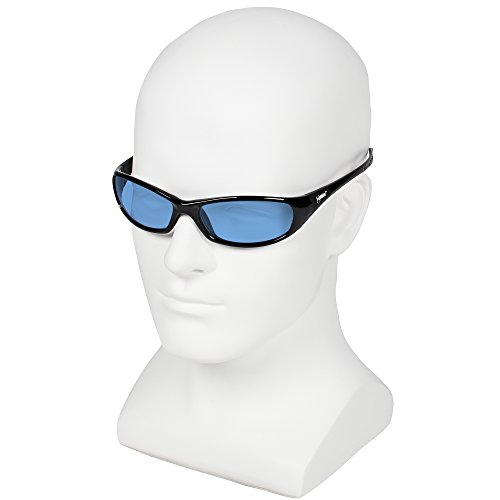 Защитни очила KleenGuard V40 Hellraiser (20542), Светло-сини лещи в черна рамка, 12 двойки / калъф