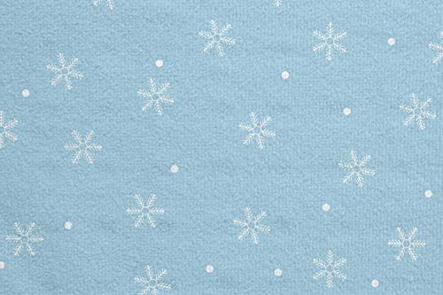 Кърпа за зимния подложка за Йога Ambesonne, Мек Модел под формата на Сняг със сини точки, Традиционно Абстрактно