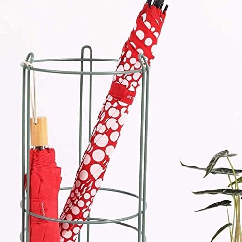SHYPT Метална Поставка за чадъри, Държач за чадър за дома на закрито и открито, Устойчив на Корозия Черна Стойка