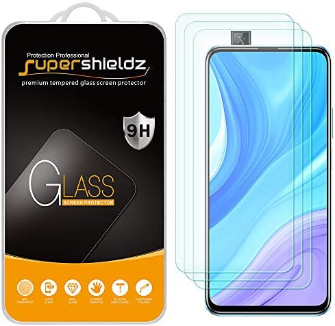(3 опаковки) Supershieldz Предназначени за Huawei Y9s и Huawei Y9 Prime (2019) Защитен слой от закалено стъкло, не се драска,