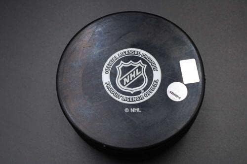Хокейна шайба Щайнер D7770 с Автограф на Кевин Шаттенкирка Рейнджърс - за Миене на НХЛ С Автограф