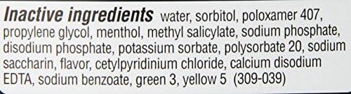Течност за изплакване на устата с флуорид ACT Anticavity, Мятная, Без алкохол, 18 унции (опаковка от 6 броя)