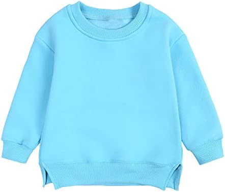 Пуловер за малки момчета и момичета, Руното Hoody, Детско Однотонное палто Голям размер за деца, Блузи за момичета,