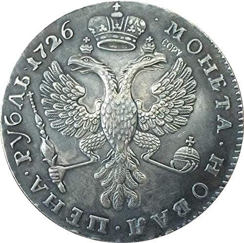 Копие от монети на Русия на Екатерина I 1726 г. за Домашен интериор на Офис