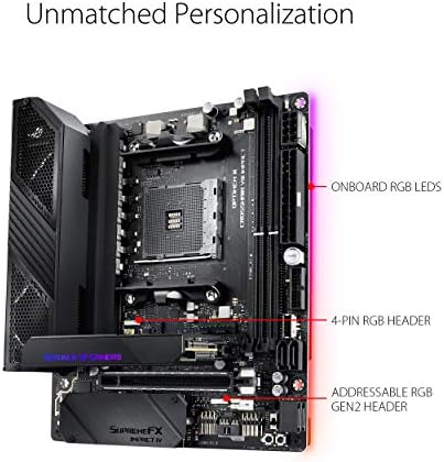 Дънна платка ASUS ROG Crosshair VIII Impact AMD X570 Socket AM4 Mini-DTX DDR4-SDRAM