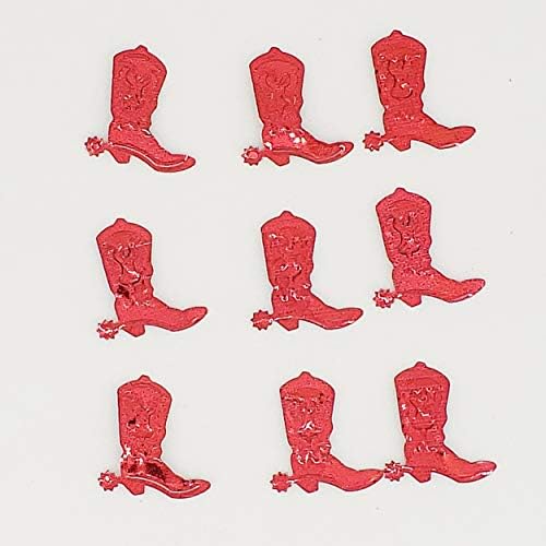 Каубойски обувки с конфети и Червени шпорите - на Дребно опаковка 9025 QS0