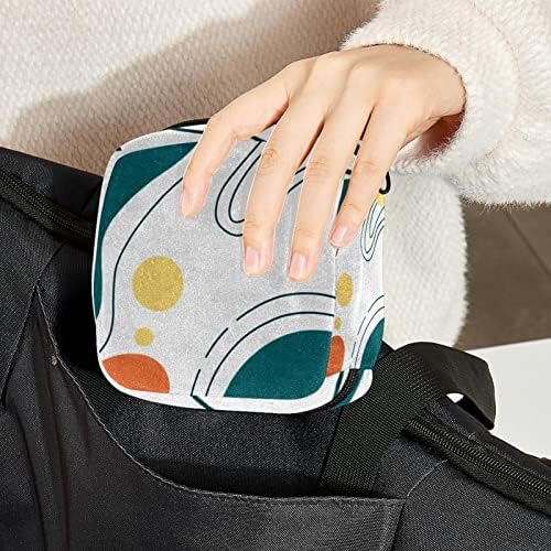 Чанта за съхранение на Хигиенни Кърпички ORYUEKAN, Преносими Торби за Многократна употреба, с цип за Менструални Комплект, Чанта за Съхранение на Тампони за Жени и Моми