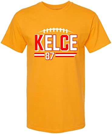 Мъжки Дамски Младежки Тениска Squatch King Threads KC Kelce