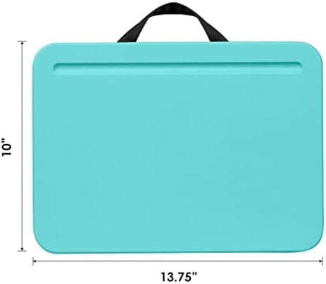 Компактен бюро LapGear на колене - Aqua Sky - Подходящ за лаптопи с диагонал до 13,3 инча - Стил № 43109