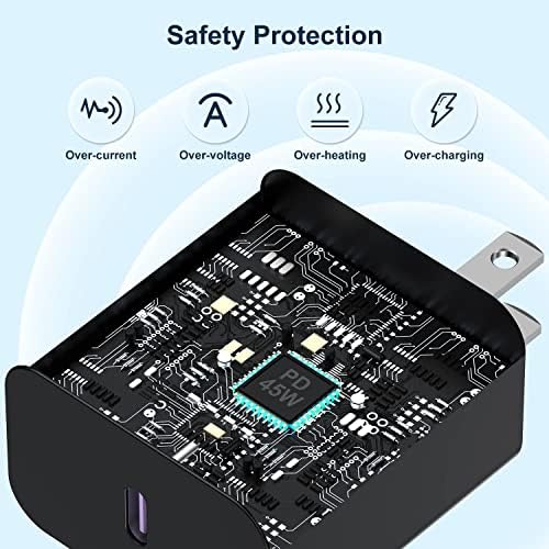 [2] Зарядно устройство Samsung S23 за бързо зареждане с кабел, елемент на една супер-бързи зарядно устройство, USB C мощност