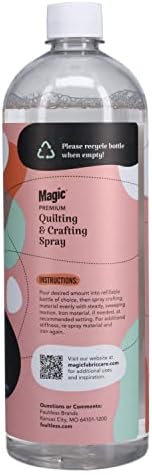 Magic Premium Quilting & Crafting Spray – Спрей за плат за разкрой, намачкване и шиене – най-Добрият крахмальный