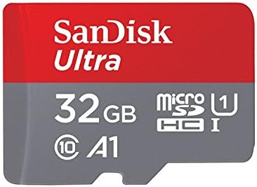 32 GB Карта памет SanDisk Micro SDHC Class 10 UHS-1 32G за Yi 1080p, Yi Dome, Yi Home Camera 2, Бели Черни Камера за