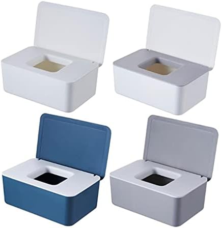 Кутия за мокри Кърпички, Настолна Печат, Кутия за съхранение на Бебешки Кърпички, Покриване на притежателя на Диспенсера (Цвят: 4)