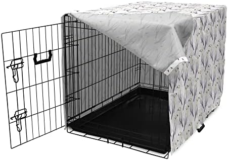 Foldout Калъф за клетка за кучета от Южна Америка, повтарящ Се Пастелно Модел от екзотични Тукани Меки Тонове с Птичи