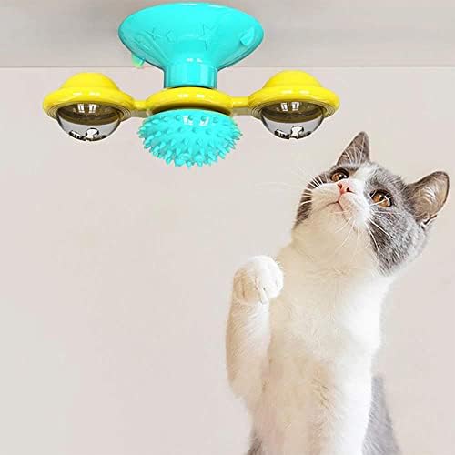 OALLK Cat Toy Интерактивни Играчки за Домашни любимци за Котки Играчка-Пъзел за Котки с Превръщането Кръг, за Коте,