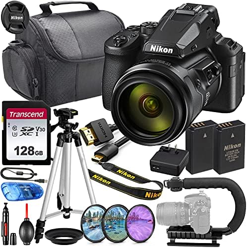 Nikon Международен. Комплект цифров фотоапарат COOLPIX P950 MFR 26532 + 128 GB високоскоростна памет V30 + U-Образна