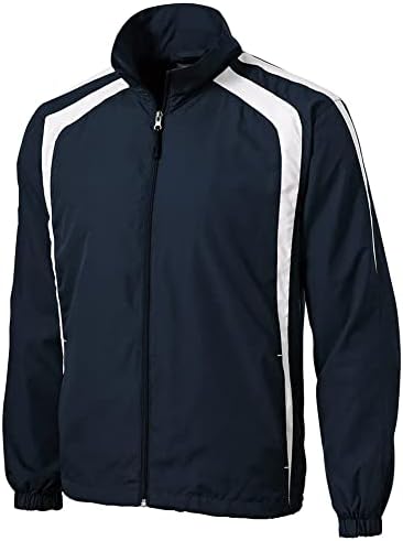 Мъжки якета-raglan Joe's USA с цветни блокчета с цип обикновен размер, Голям и Висок